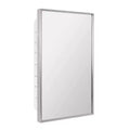Head West 16"x26" Brushed Chrome Recessed Medicine Cabinet Mirror