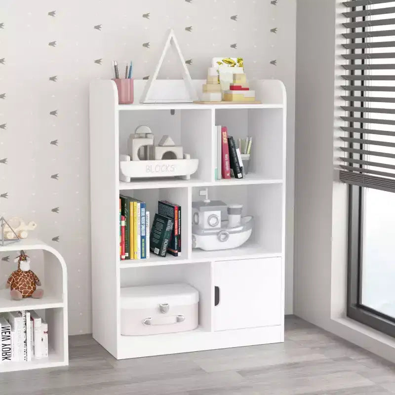 Libreria per bambini a 6 scomparti – Bianca
