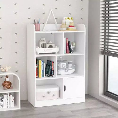 Libreria per bambini a 6 scomparti – Bianca