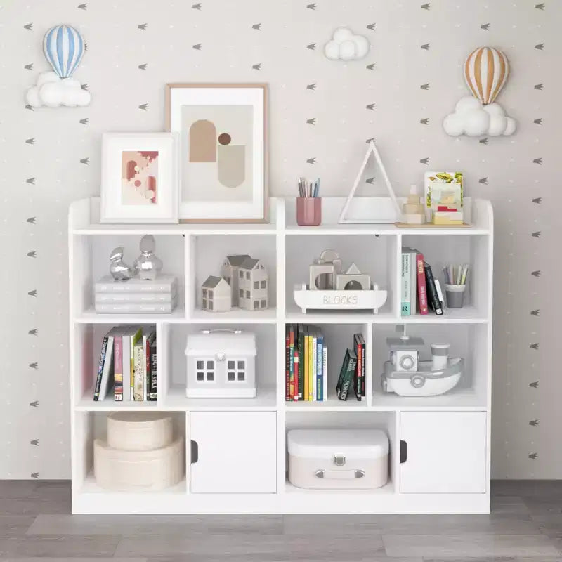 Libreria per bambini a 6 scomparti – Bianca