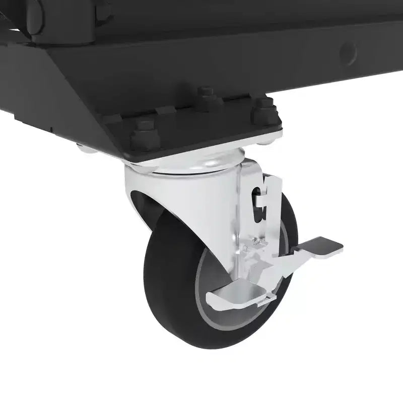 Carrello pieghevole per 34 sedie – Acciaio verniciato a polvere, ruote piroettanti, 55"A x 27.7"L x 51.75"P