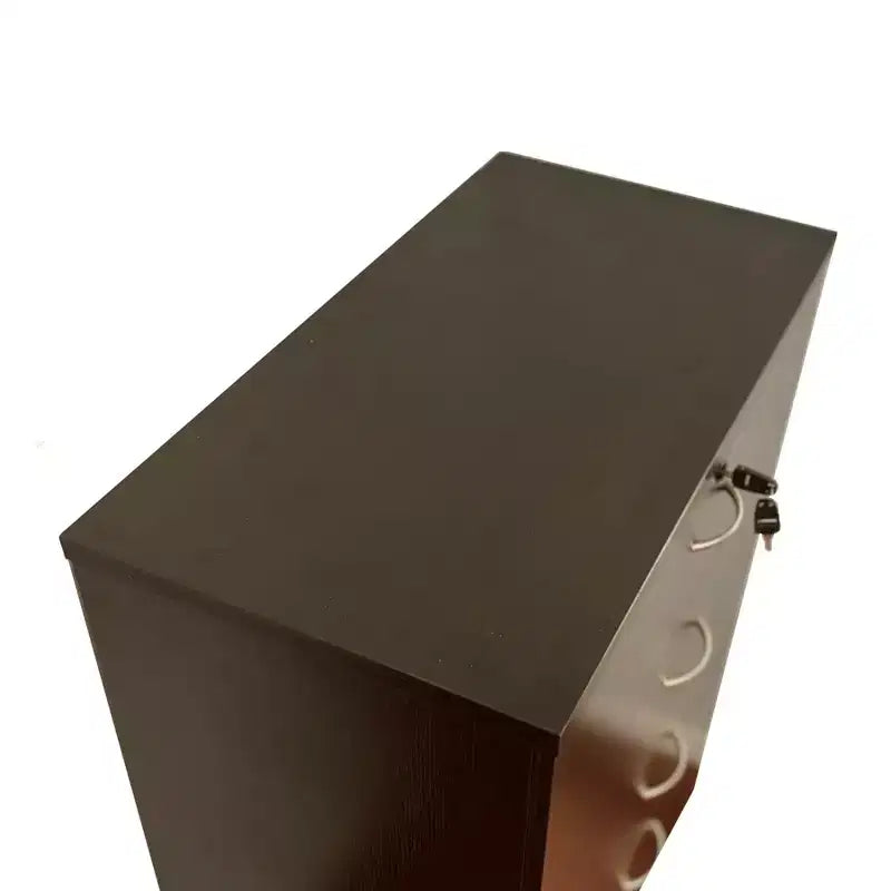 Cassettiera a 5 cassetti con guide metalliche silenziose e maniglie in metallo – Truciolato, 78,1 cm L x 41,9 cm P x 109,8 cm A