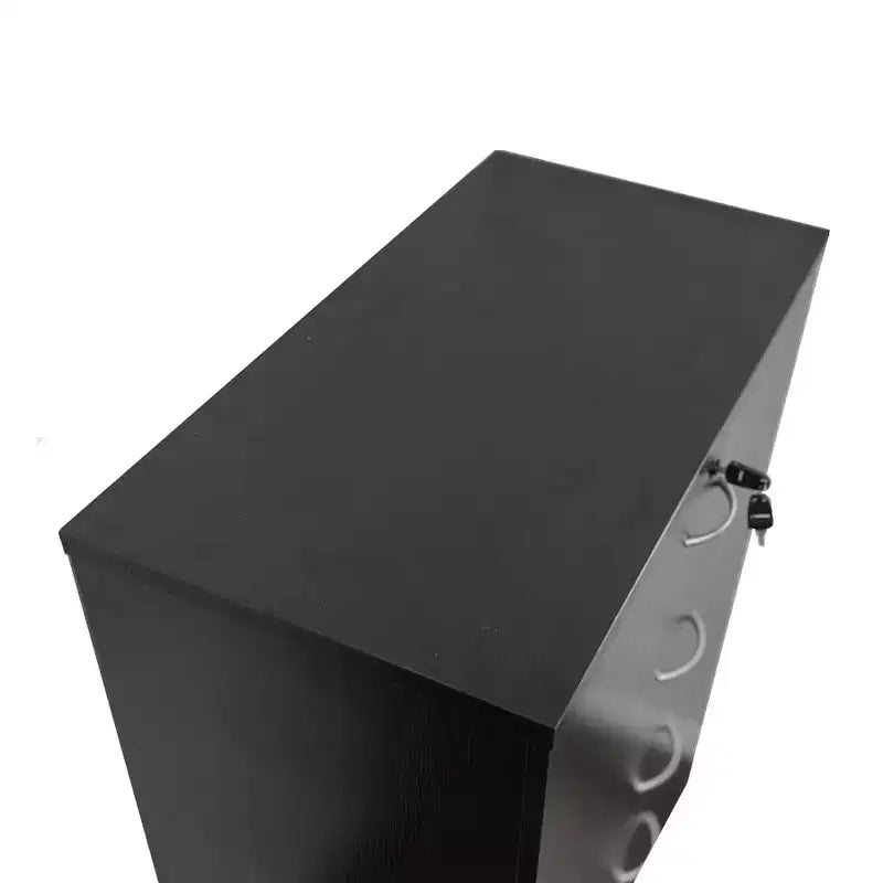 Cassettiera a 5 cassetti con guide metalliche silenziose e maniglie in metallo – Truciolato, 78,1 cm L x 41,9 cm P x 109,8 cm A
