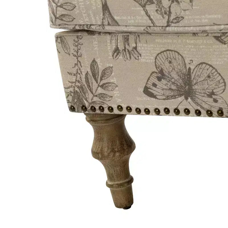 Poltrona rivestita di transizione con schienale a cammello e braccioli a pannello, set di 2 – Struttura in MDF, poliestere