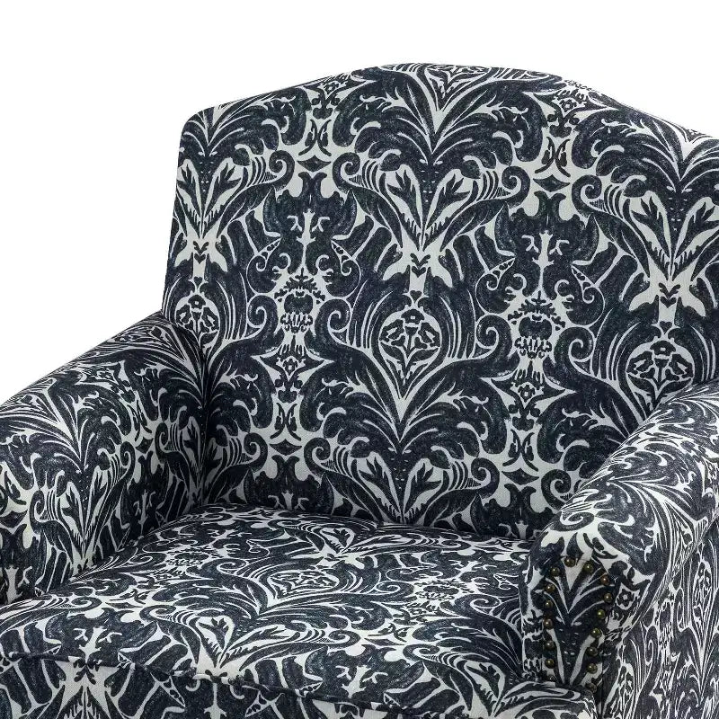 Poltrona rivestita di transizione con schienale a cammello e braccioli a pannello, set di 2 – Struttura in MDF, poliestere
