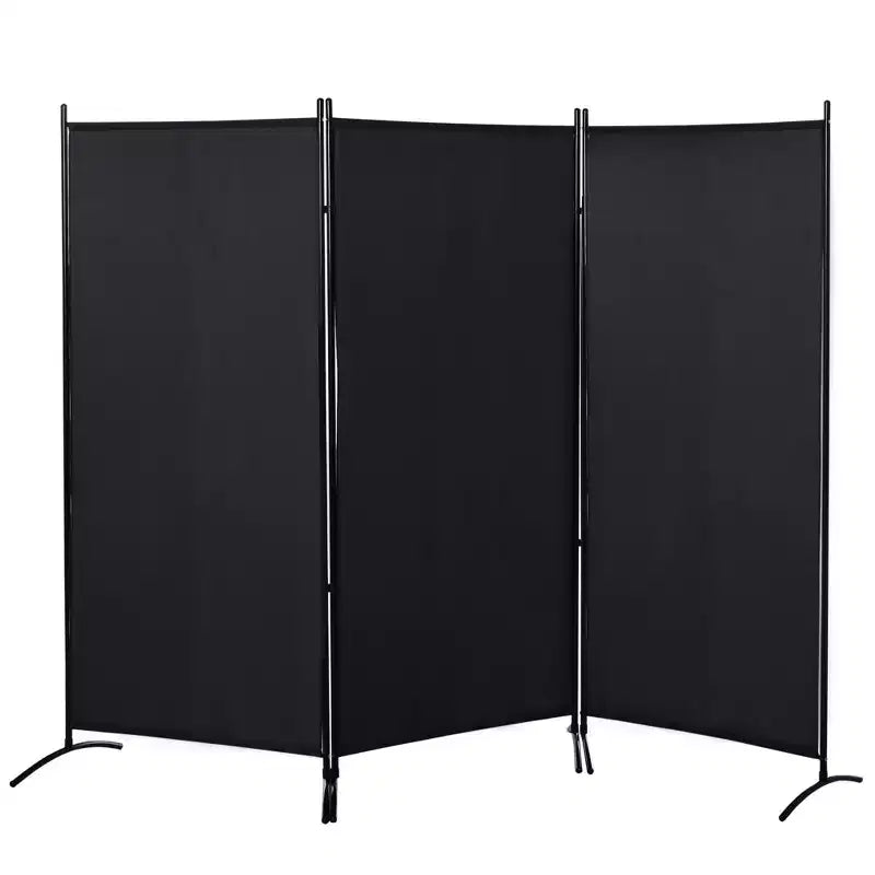 Divisorio Pieghevole a 3 Pannelli – Struttura in Acciaio Verniciato a Polvere, 99.5"L x 71.75"A