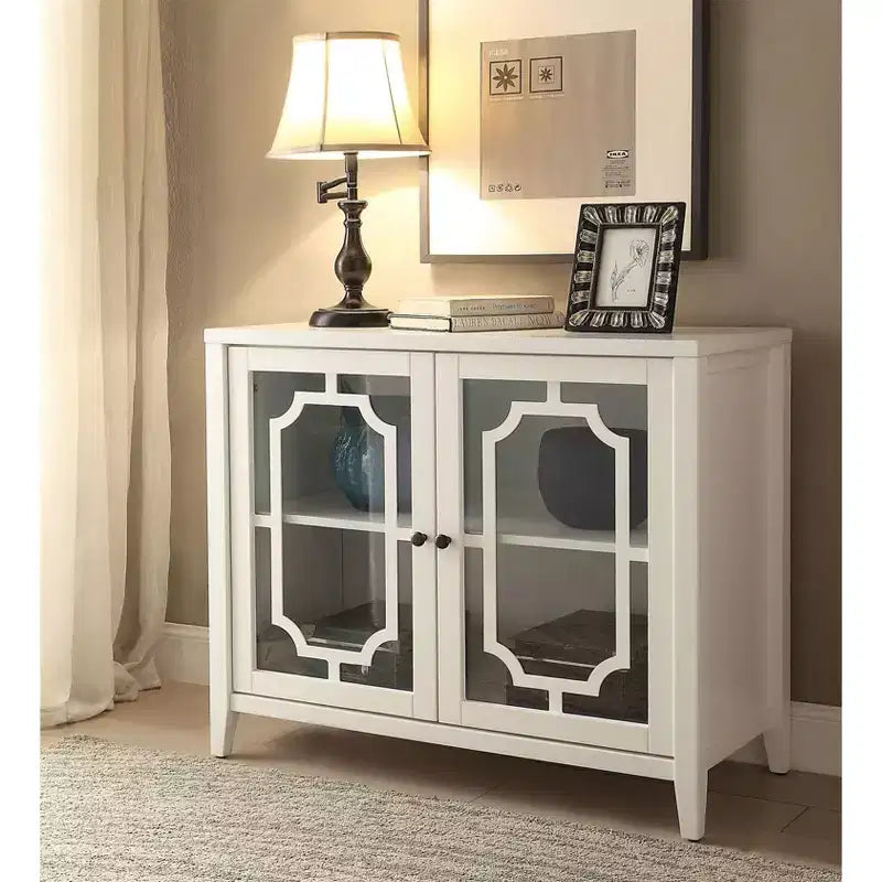 Vetrinetta decorativa con ante in vetro