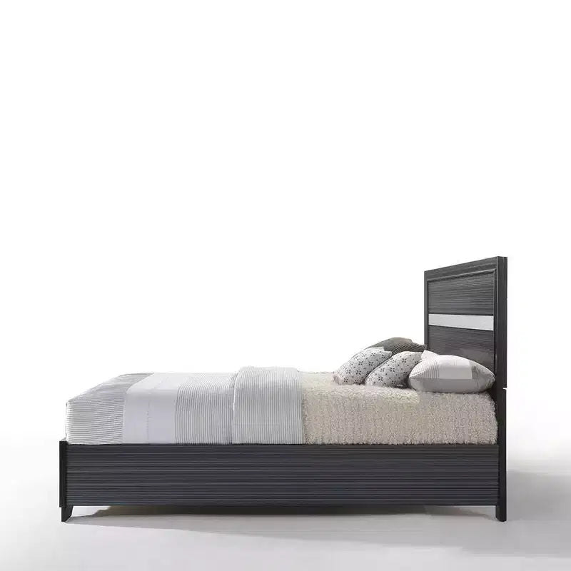 Letto a piattaforma con cassetti portaoggetti integrati – Struttura in legno e composito di legno, Queen 63"L x 84"P x 50"A